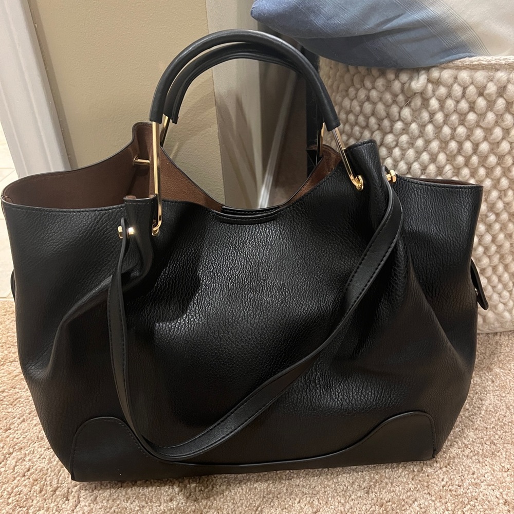 Gold and Black Purse